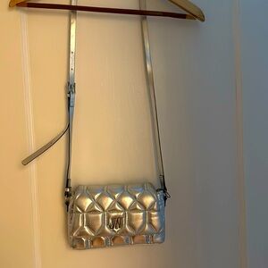 Silver party purse